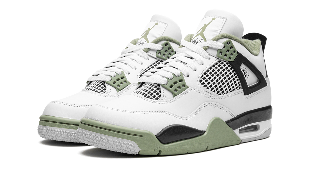 Air Jordan 4 Retro WMNS Seafoam Oil Green AQ9129 103
