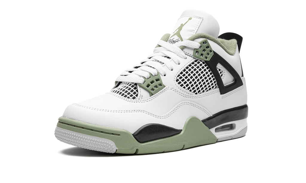 Air Jordan 4 Retro WMNS Seafoam Oil Green AQ9129 103