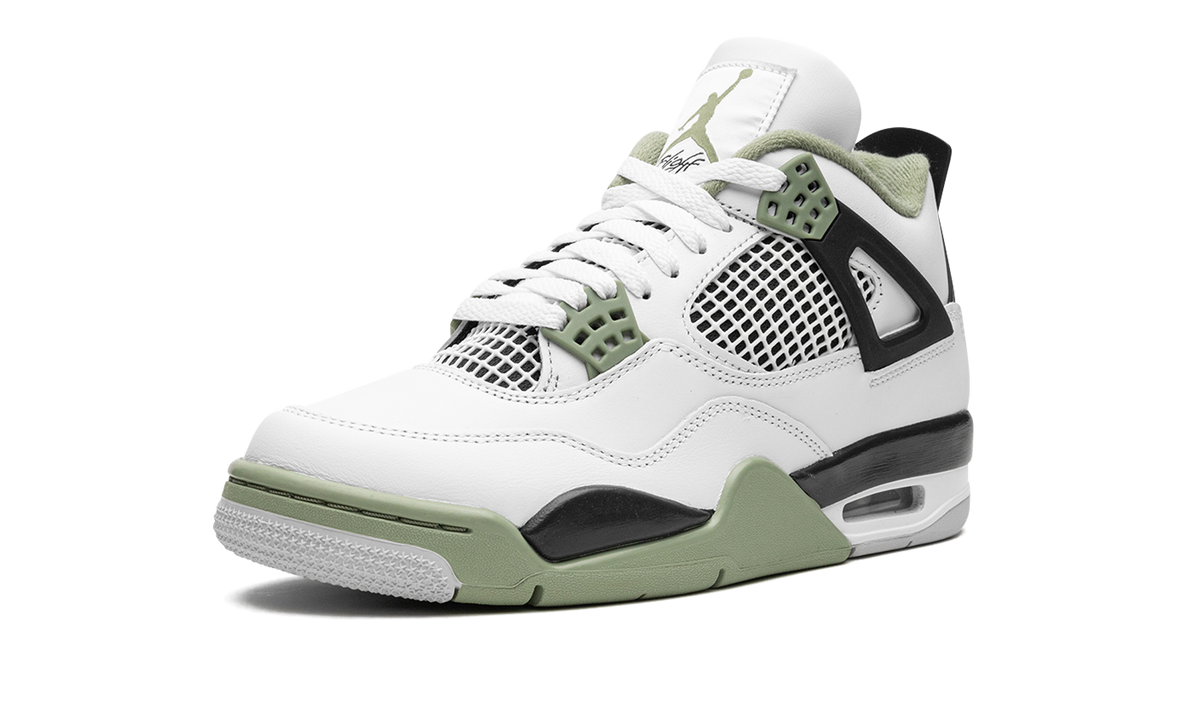 Air Jordan 4 Retro WMNS Seafoam Oil Green AQ9129 103
